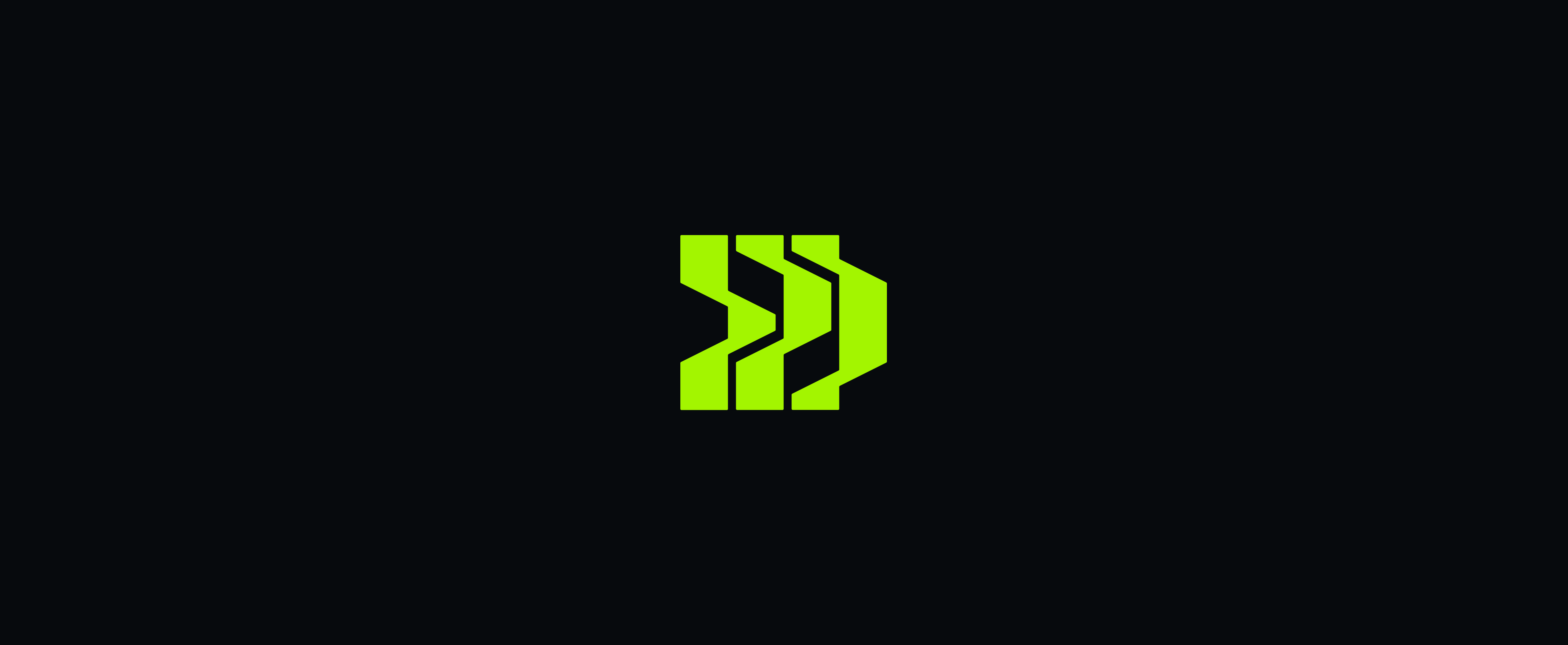 Neon green Þétt logomark on a black background.