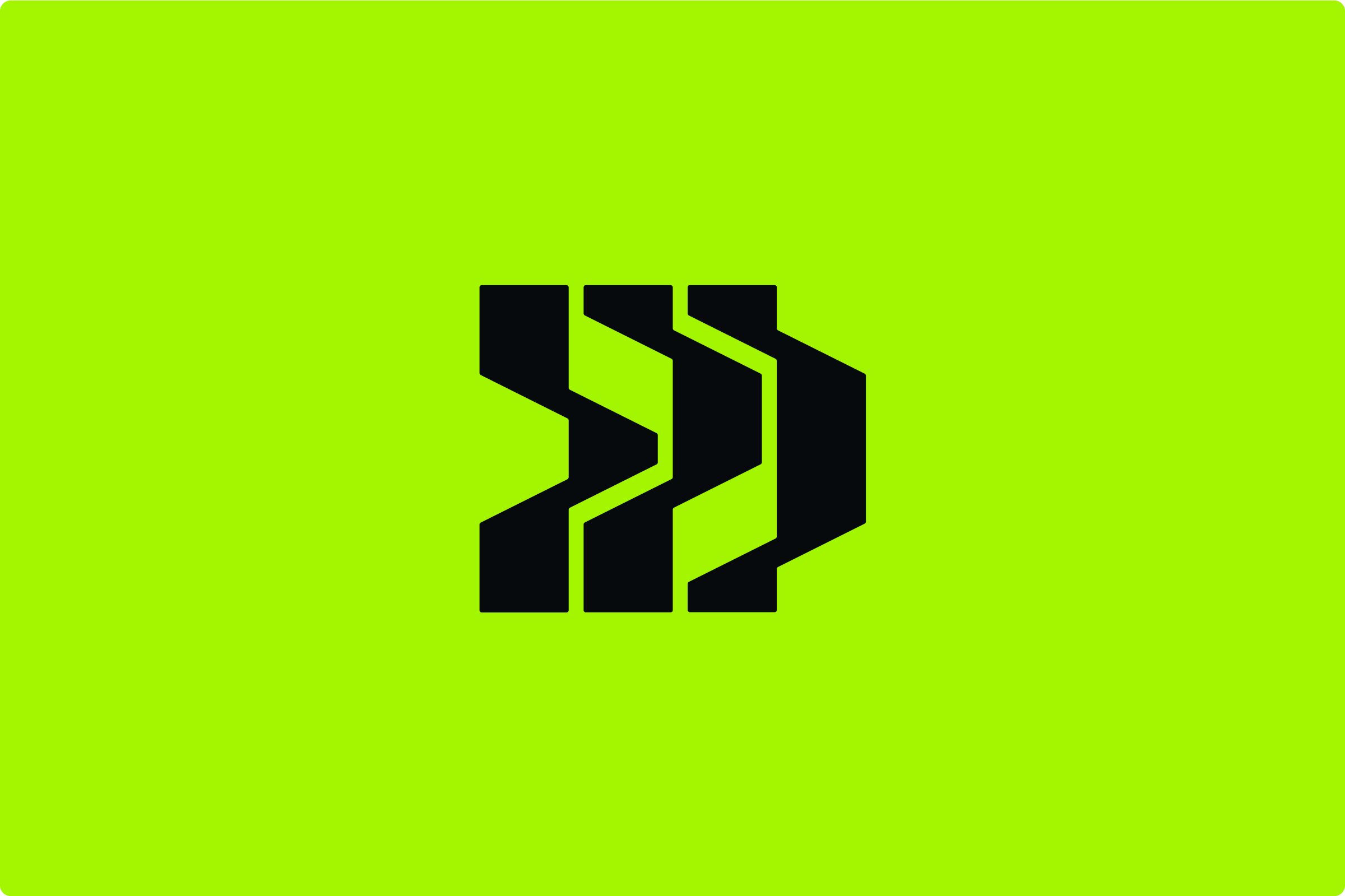 Black Þétt logomark on a neon green background.