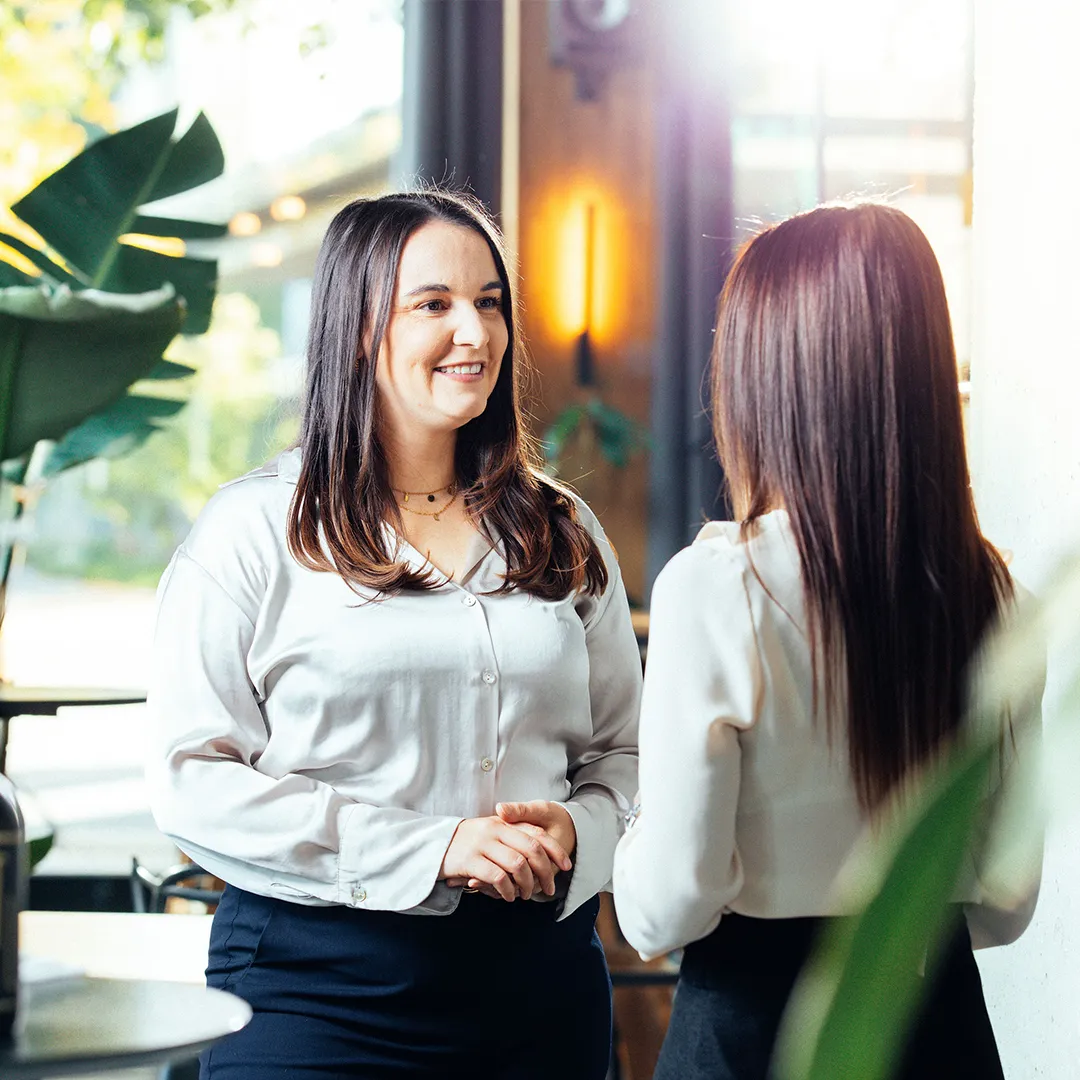 Priska Nievelstein spricht mit Natascha Weber über die optimale Websiten-Struktur und Marketing