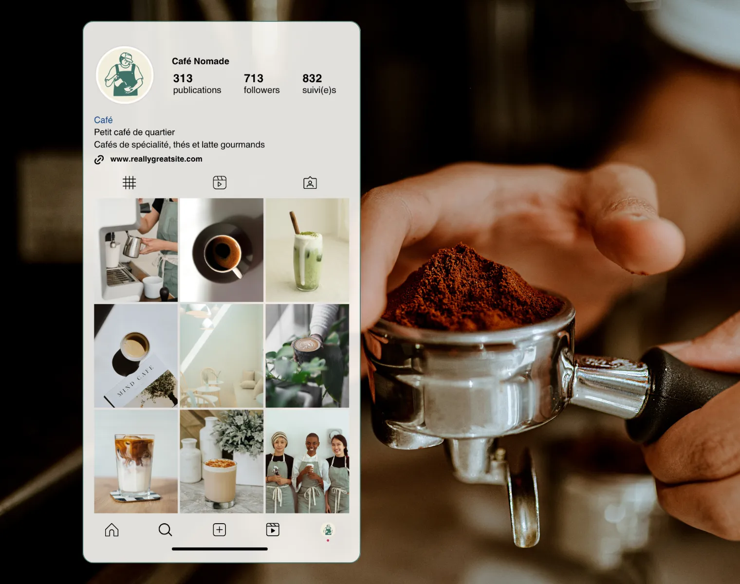 Beispiel Intagram Feed