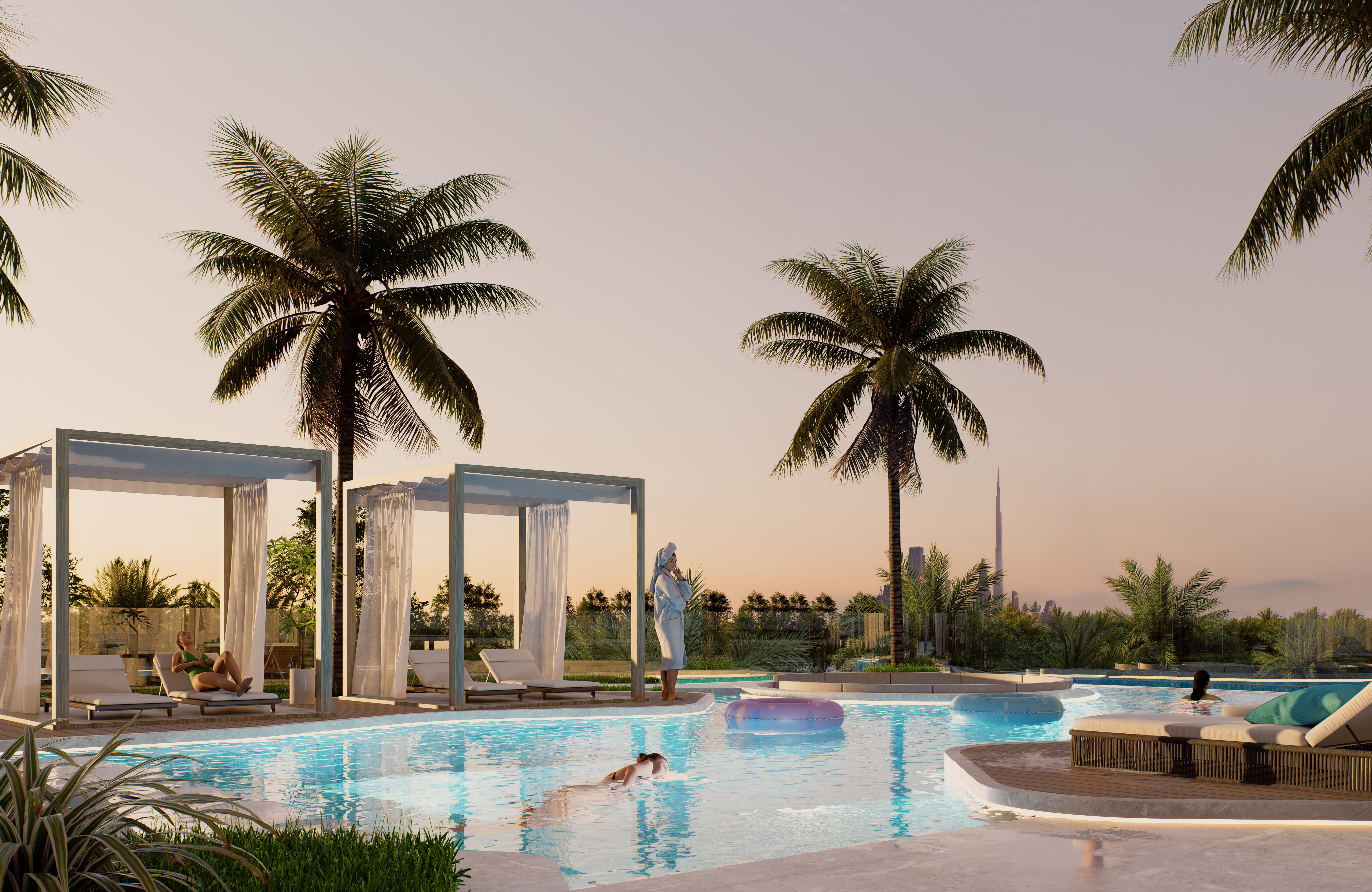 Cooled Outdoor Spaces by the Beach