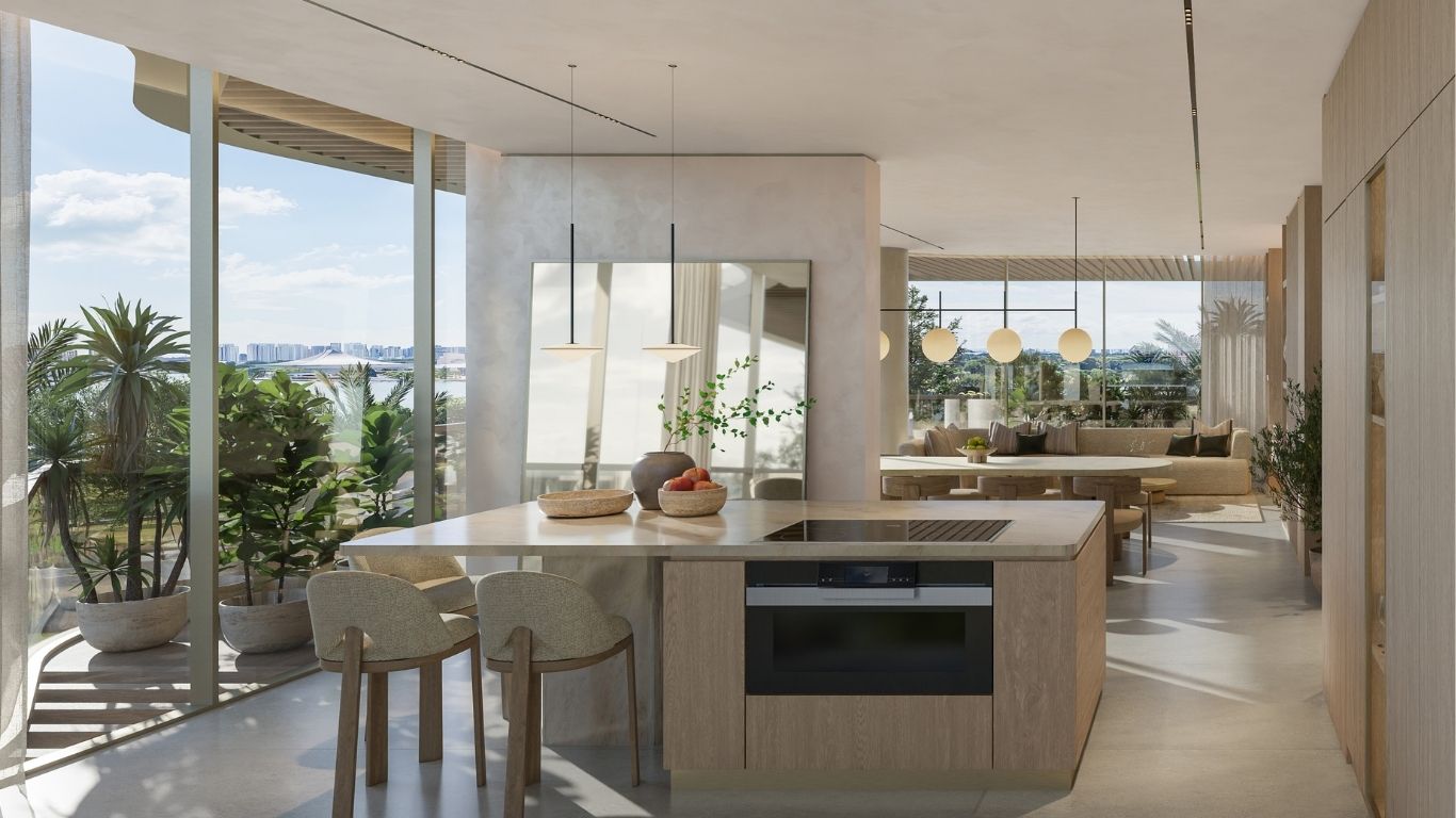Seafront apartment in Dubai with premium amenities