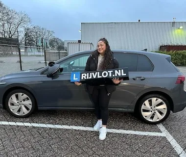 Rijvlotrijder geslaagde voor auto
