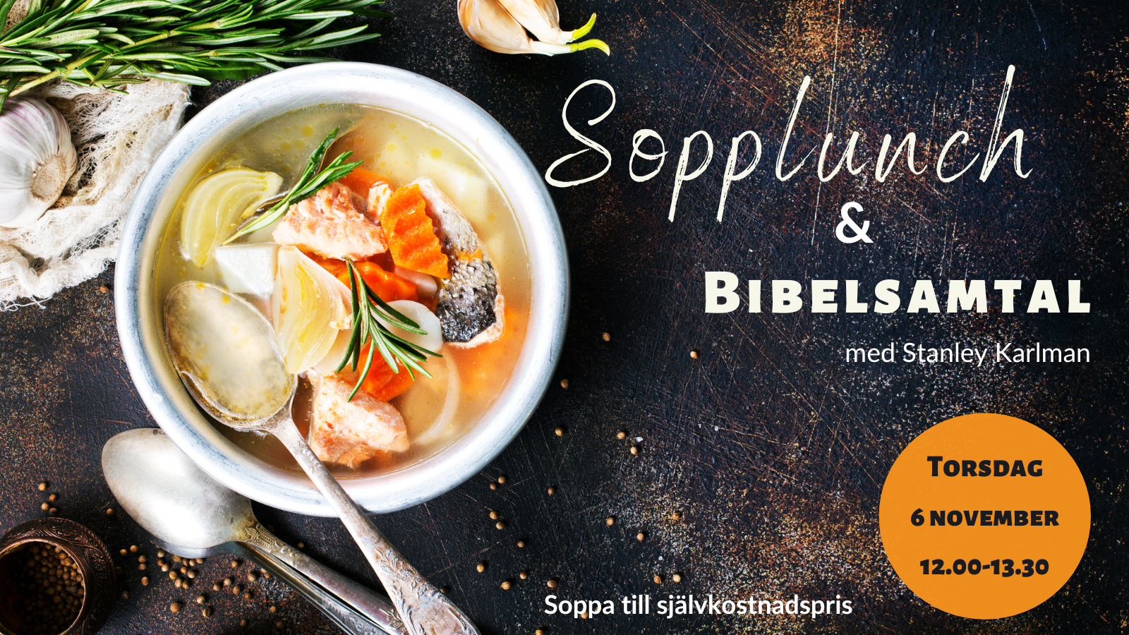 Sopplunch med bibelsamtal