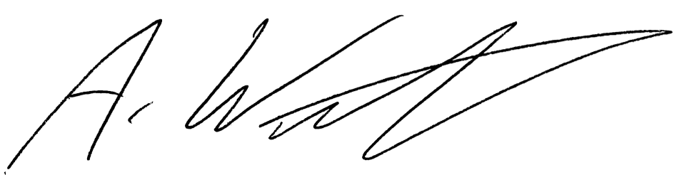 Electronic signature of Al Wisnefske