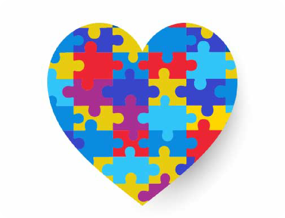EPH Image: Autism Spectrum Disorder heart with puzzle pieces