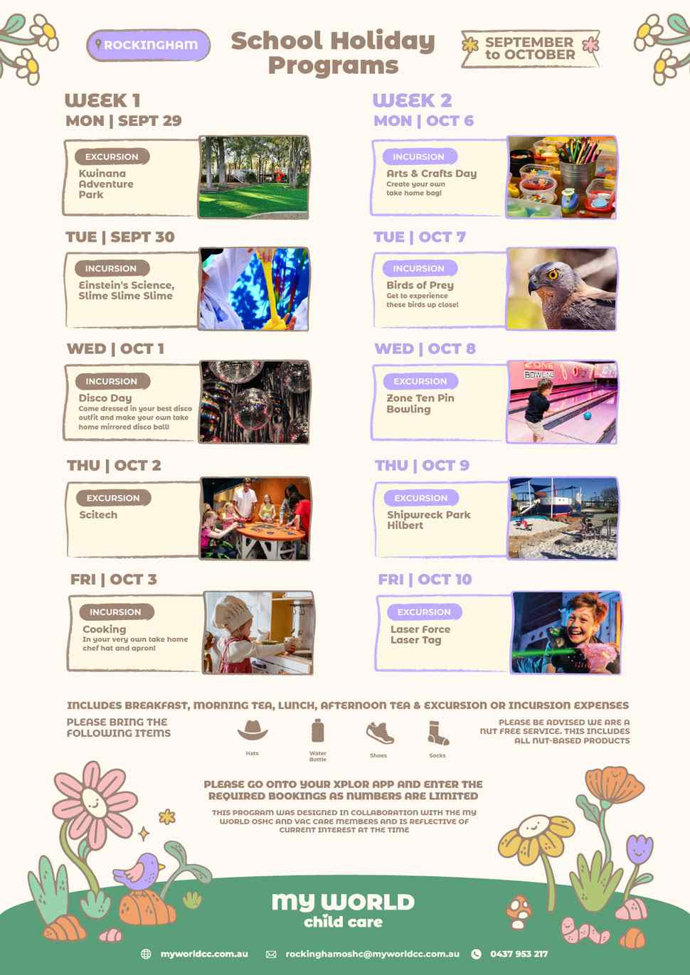 school holiday program in rokingham