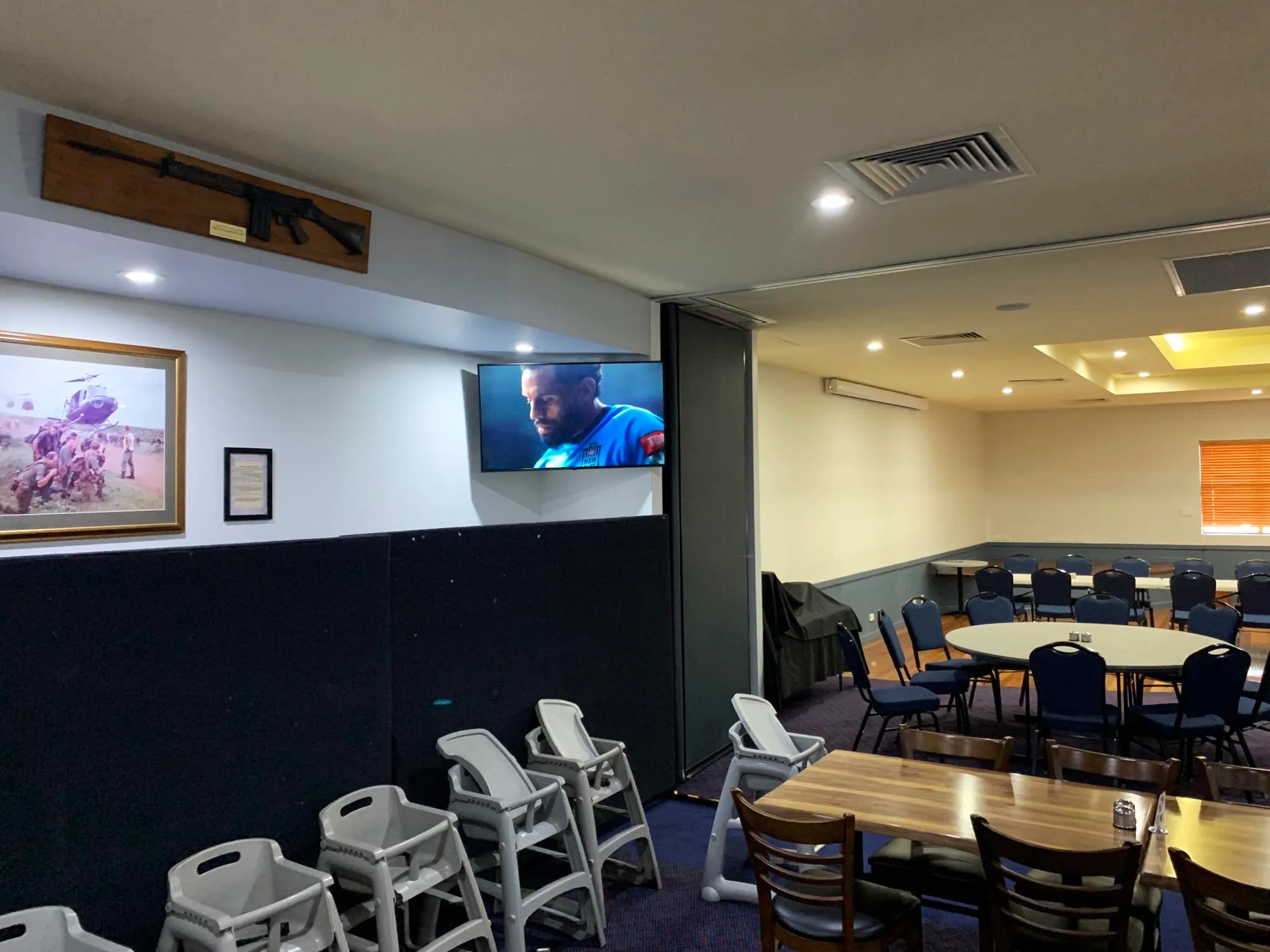 The Big Picture Group LED setup at Oakey RSL Club