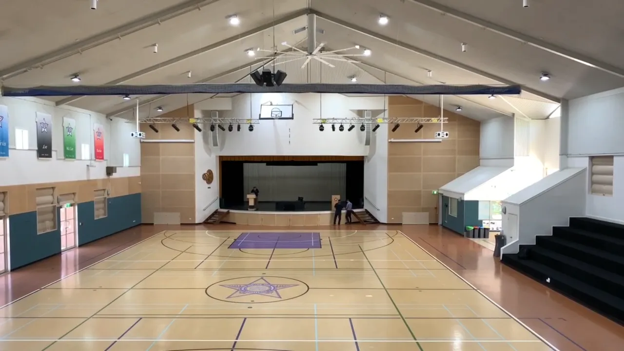 The Big Picture Group LED setup at Loudes Hill College