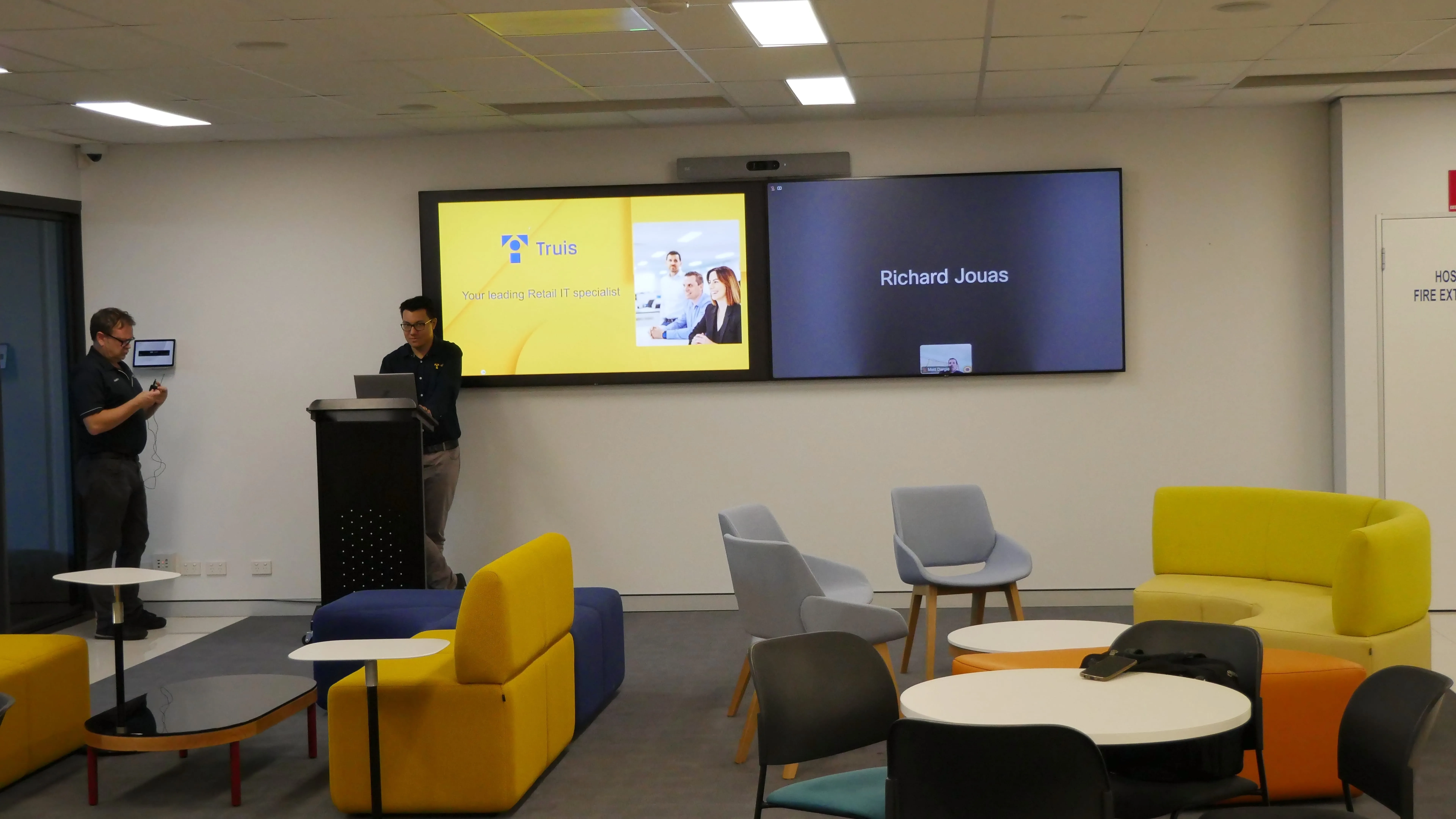 The Big Picture LED setup at Truis