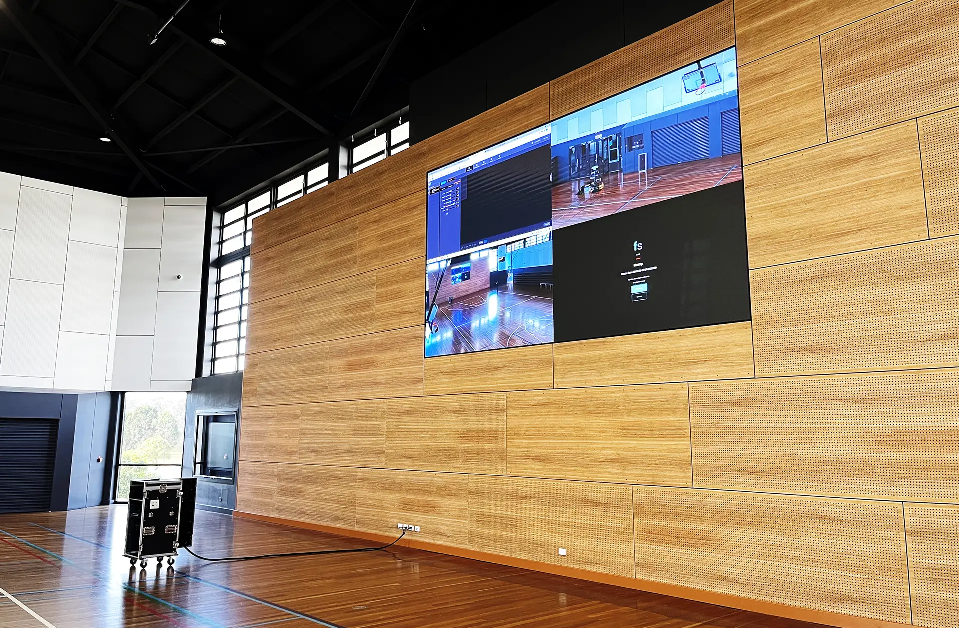 All Saints Anglican School Gym LED screen