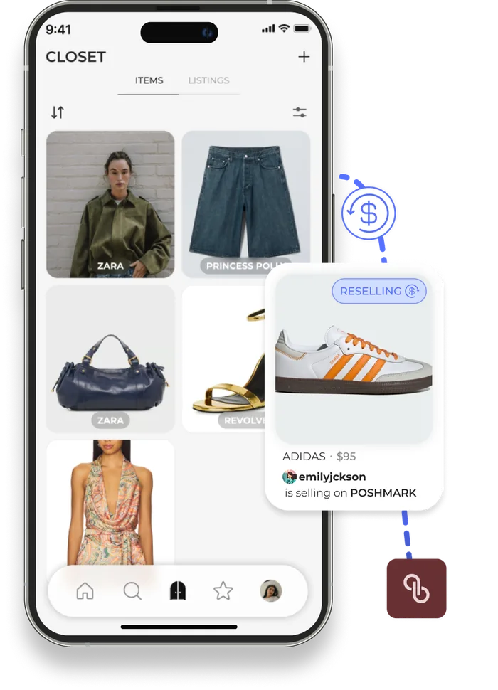 Garde-Robe wishlist mobile app