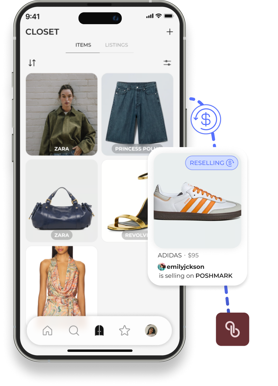 Garde-Robe wishlist mobile app