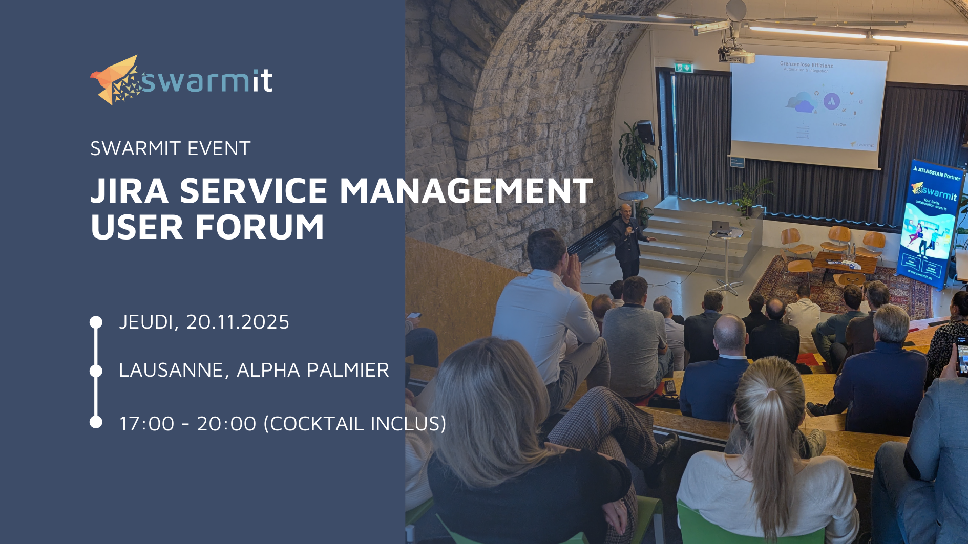 Jira Service Management User Forum Lausanne, Novembre 2025