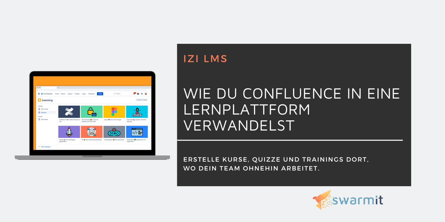Wie du Confluence mit IZI LMS in eine Lernplattform verwandelst