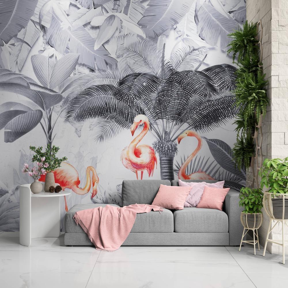 Flamingo sivo lišće