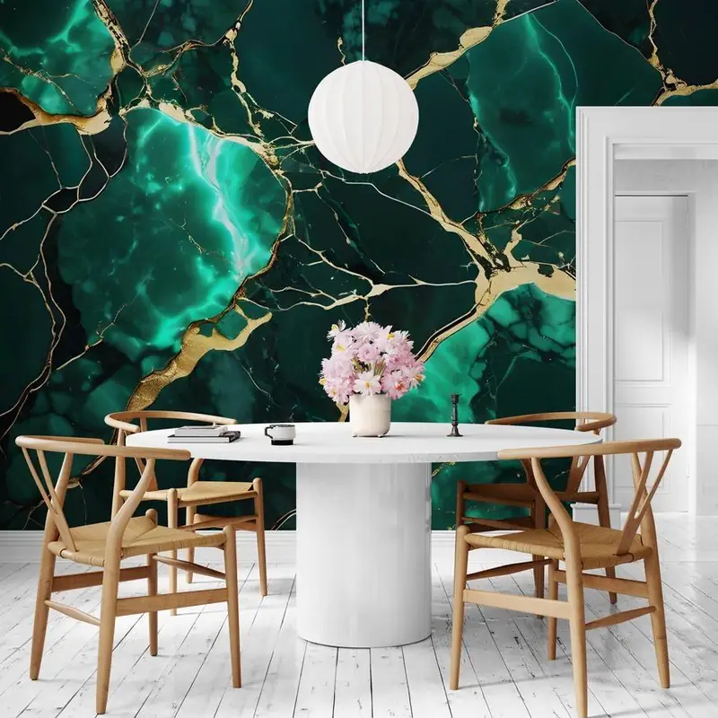 Zeleno zlatni mermer