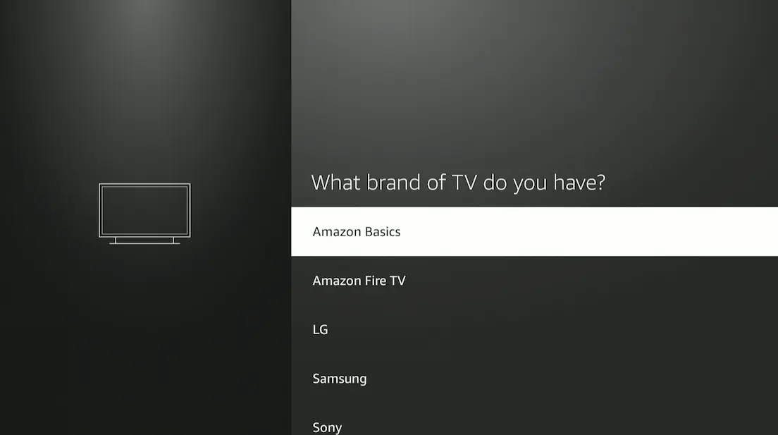 amazon-setup-choose-tv-brand