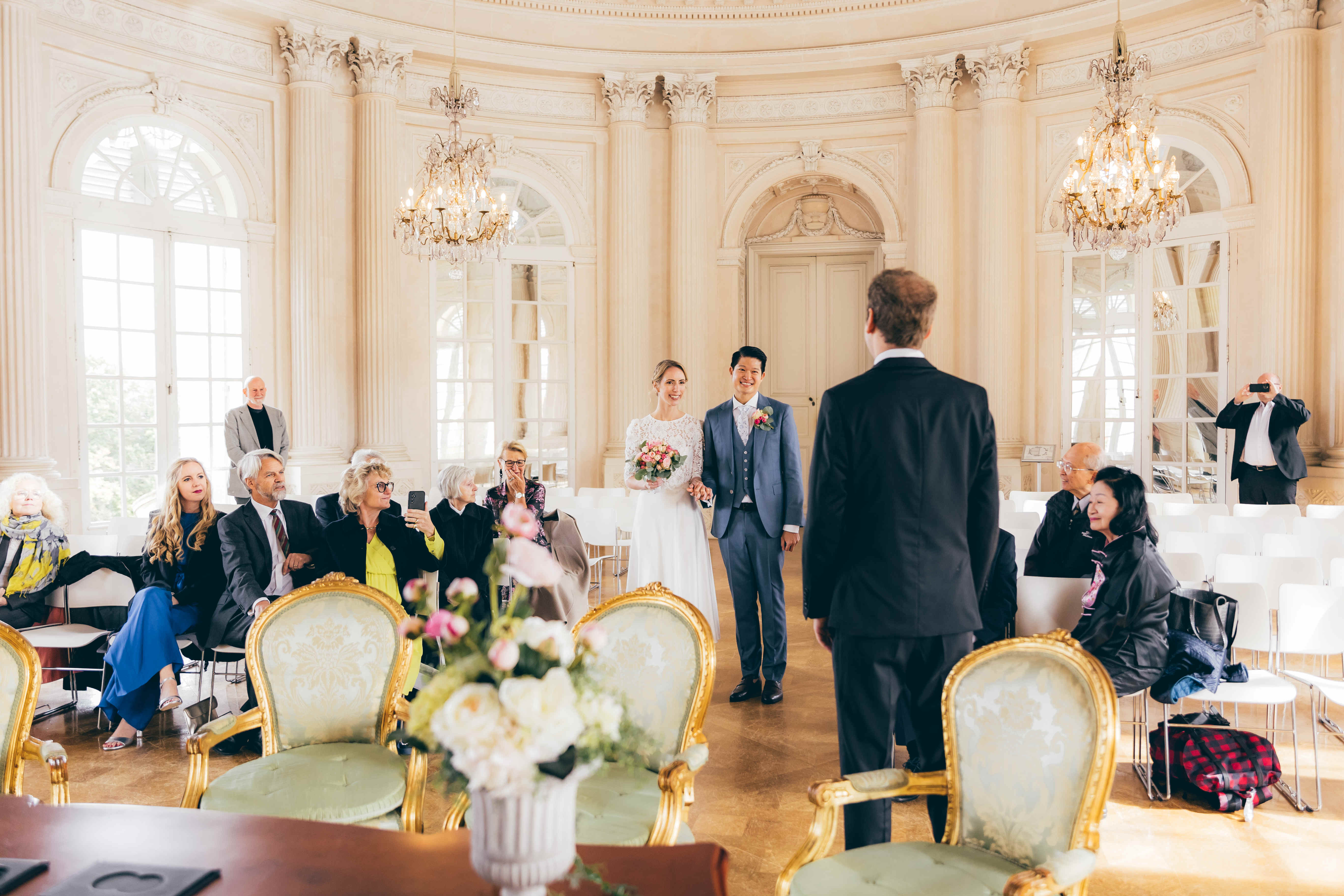 Standesamtliche Hochzeit im Schloss Solitude in Stuttgart