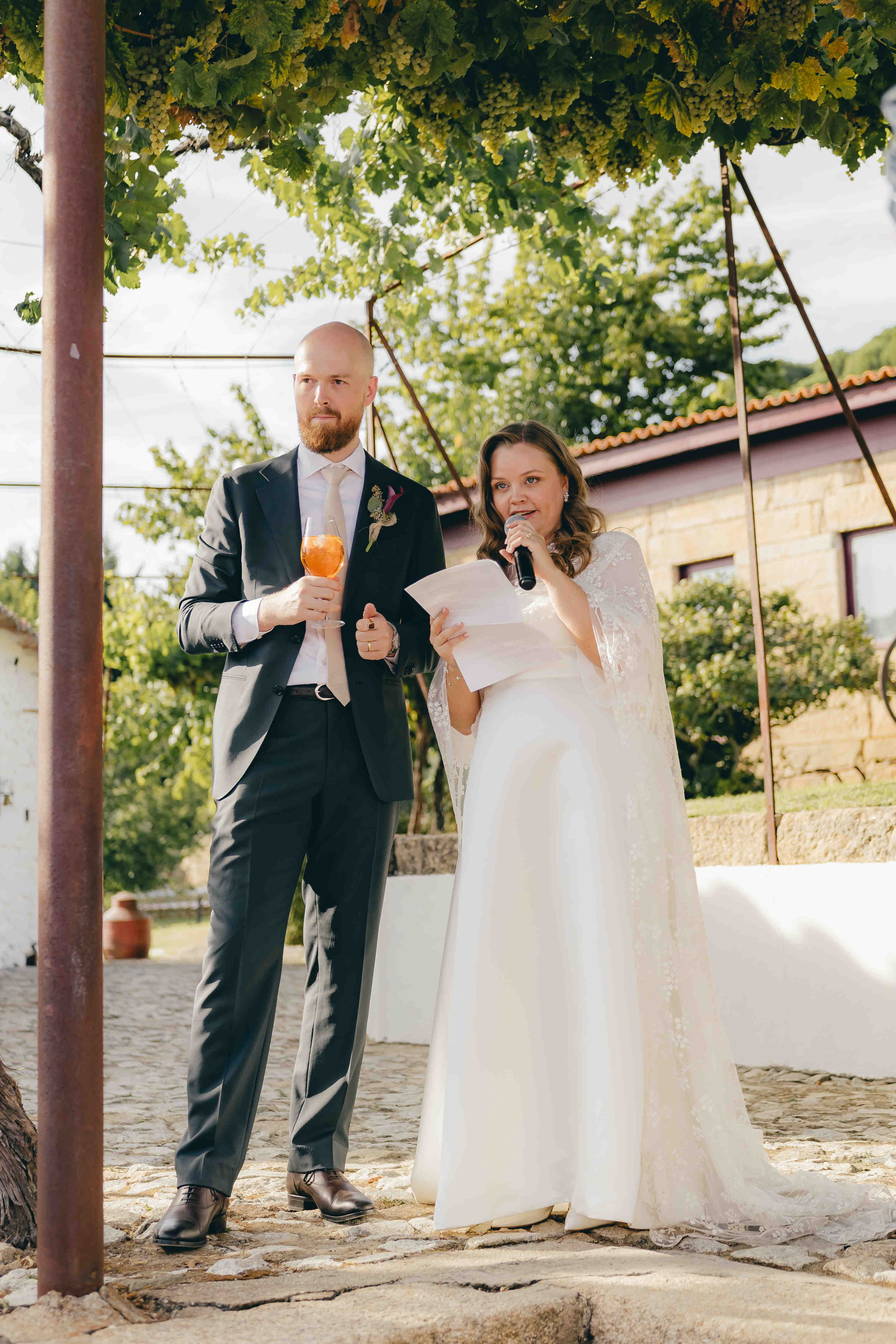 Gäste und Atmosphäre bei der Hochzeit von Melissa und Anders in Portugal