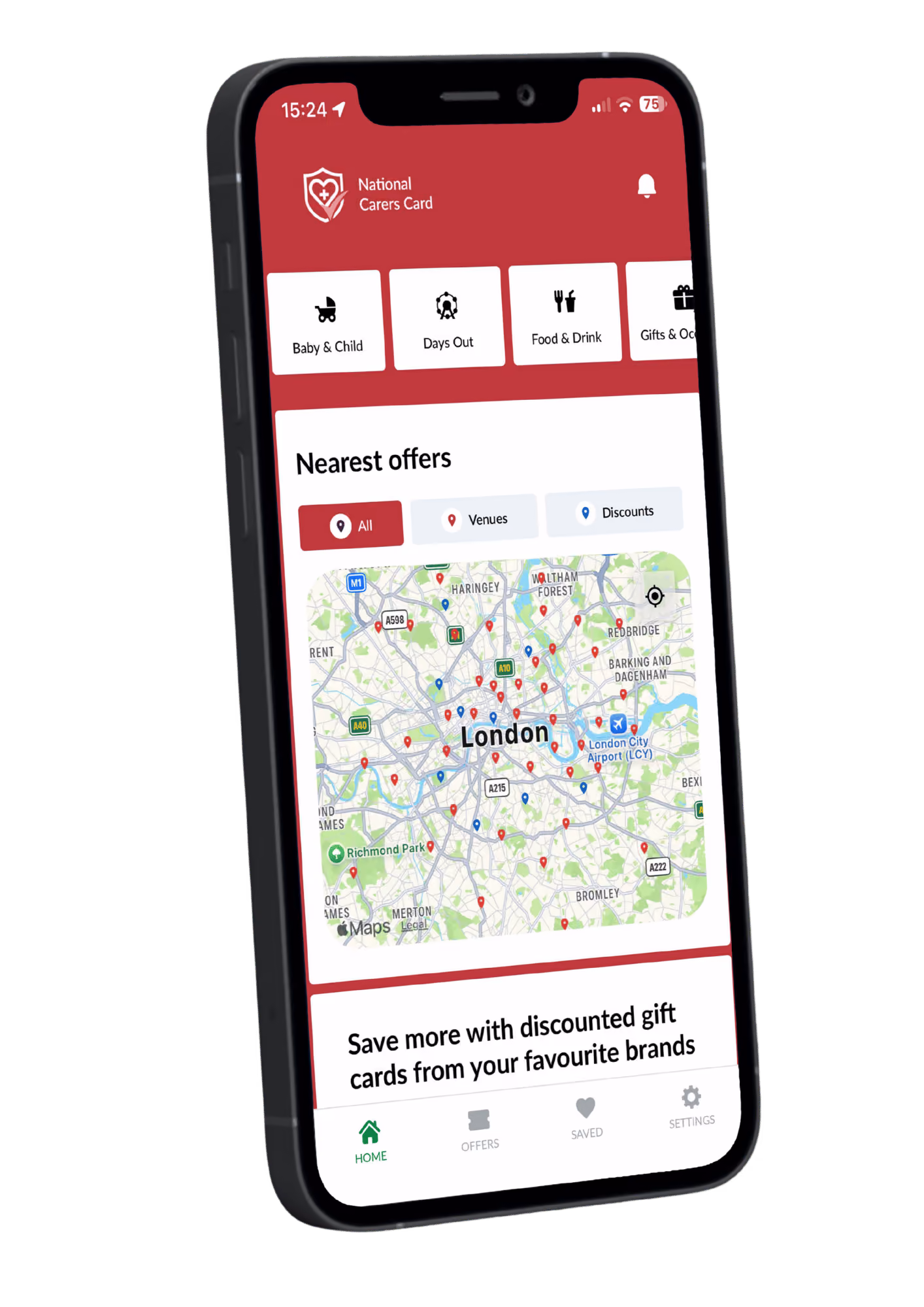screenshot of the disabilityID app, new carer app to download now