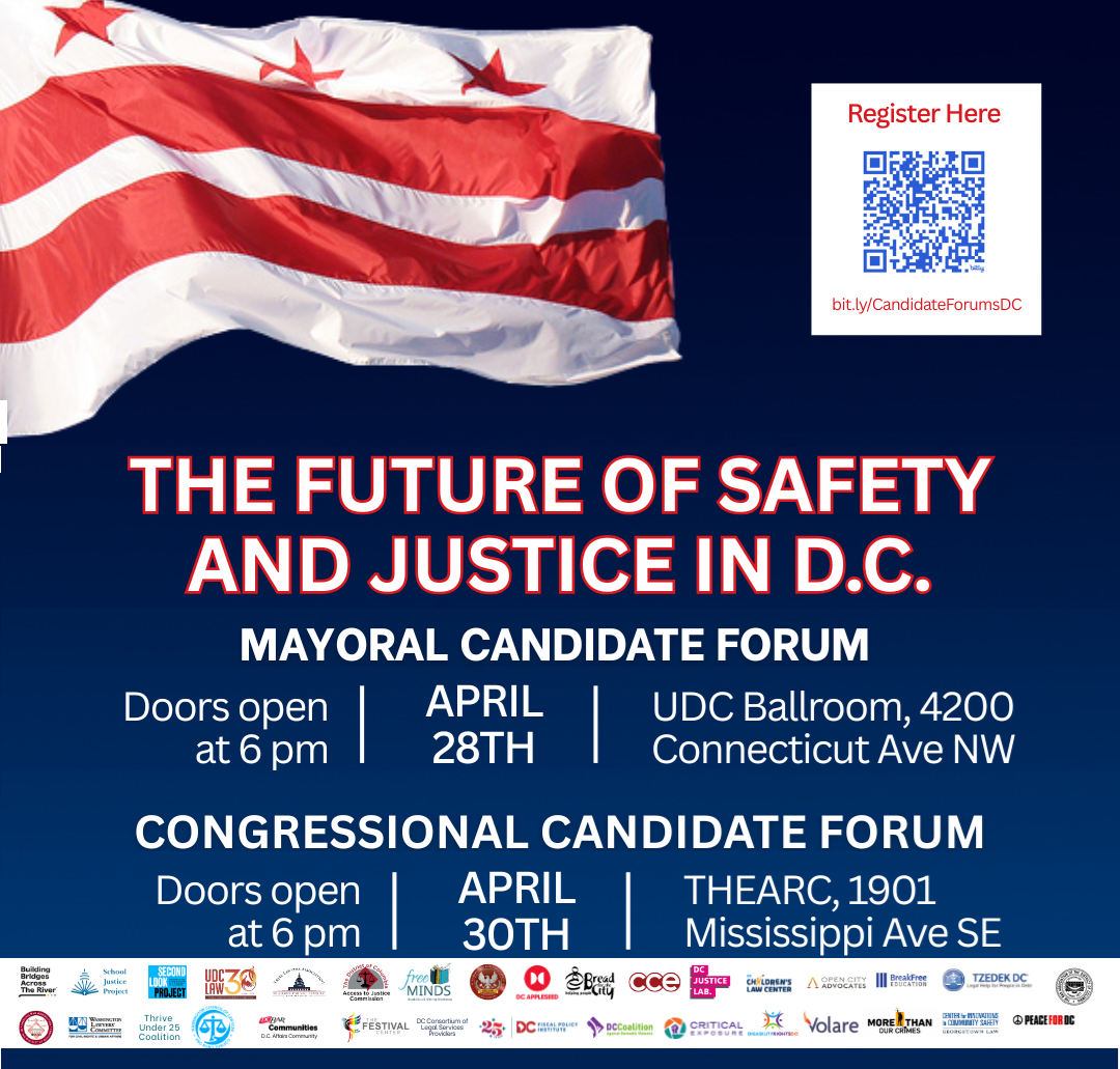 image of flag with text details about event dates and cosponsor logos