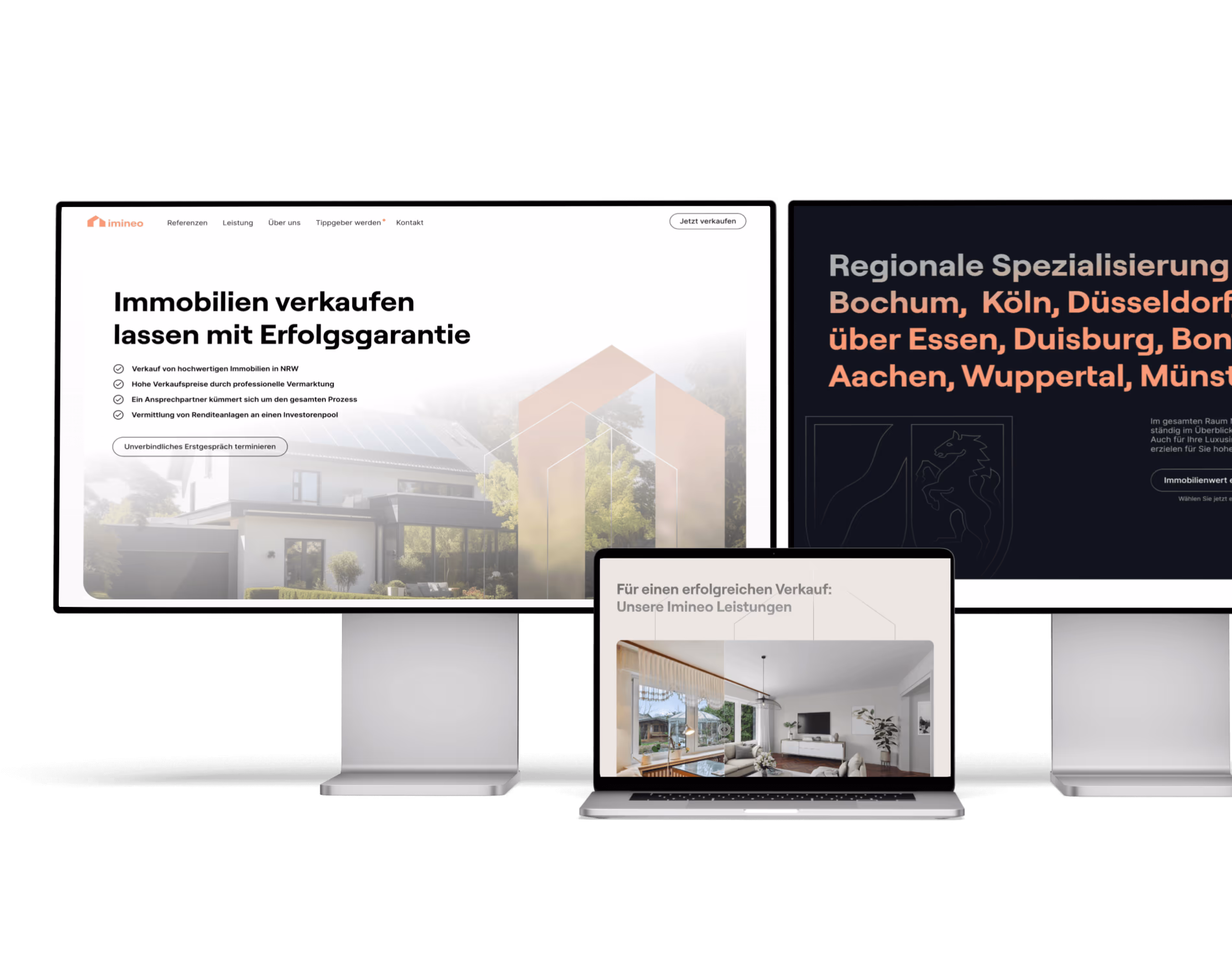 case Study von der neuen imineo webflow website