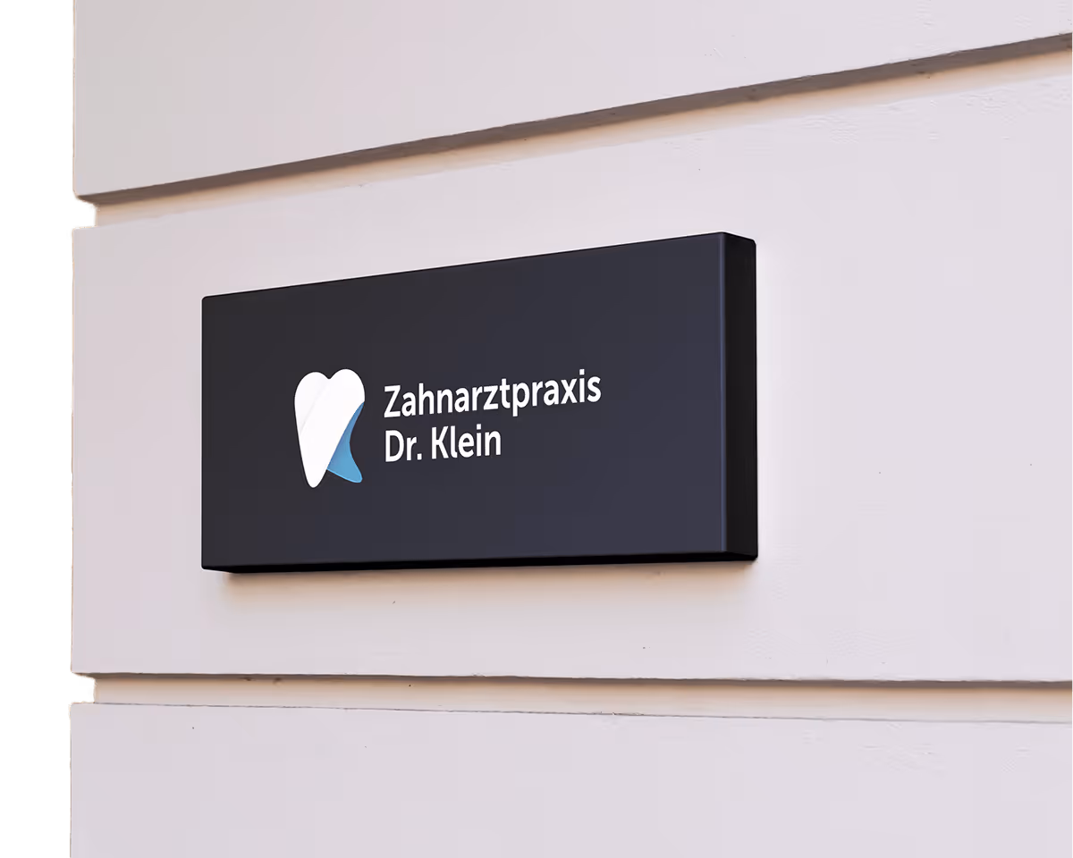 Max Weber Design Website, Logo und Branding für Zahnarzt Dr. Klein