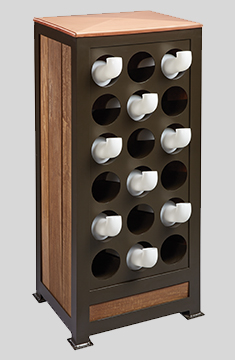 divot bottle holder vertical