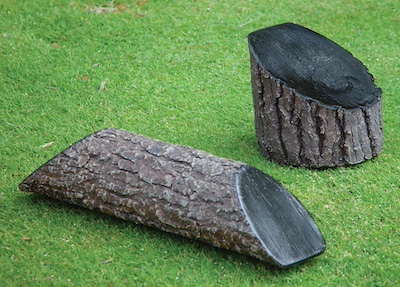 resin faux wood tee markers