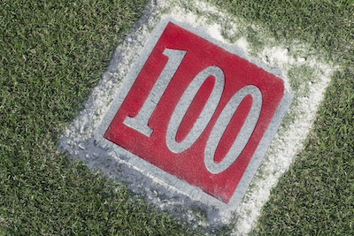 grey granite  fairway marker