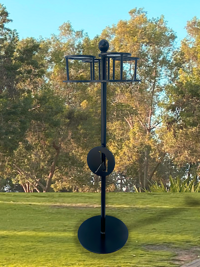 custom putter and cup holder