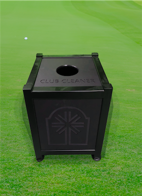 club cleaner with black metal frame