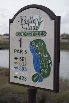 carved stone tee sign