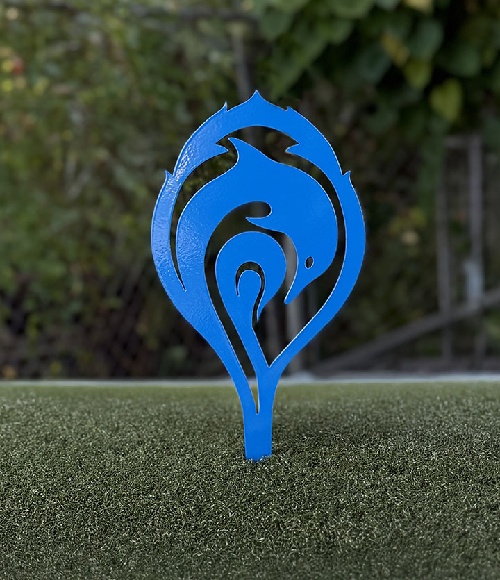 blue dolphin tee marker