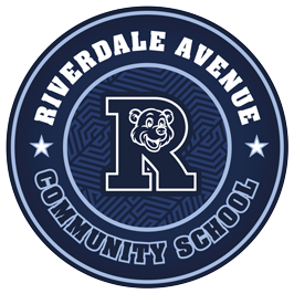Riverdale Avenue Community School logo with mascot
