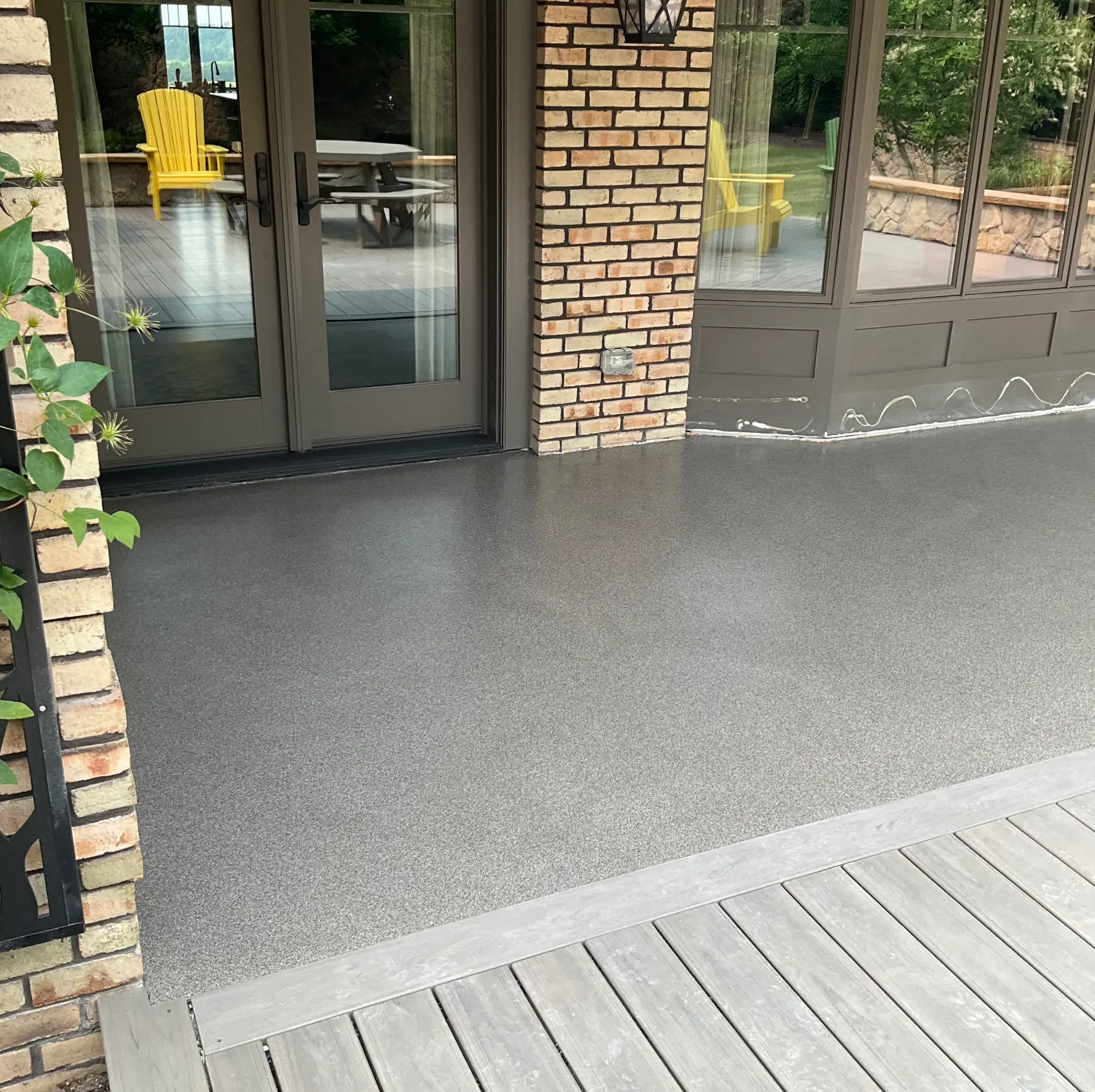 concrete floor coating outside patio floor