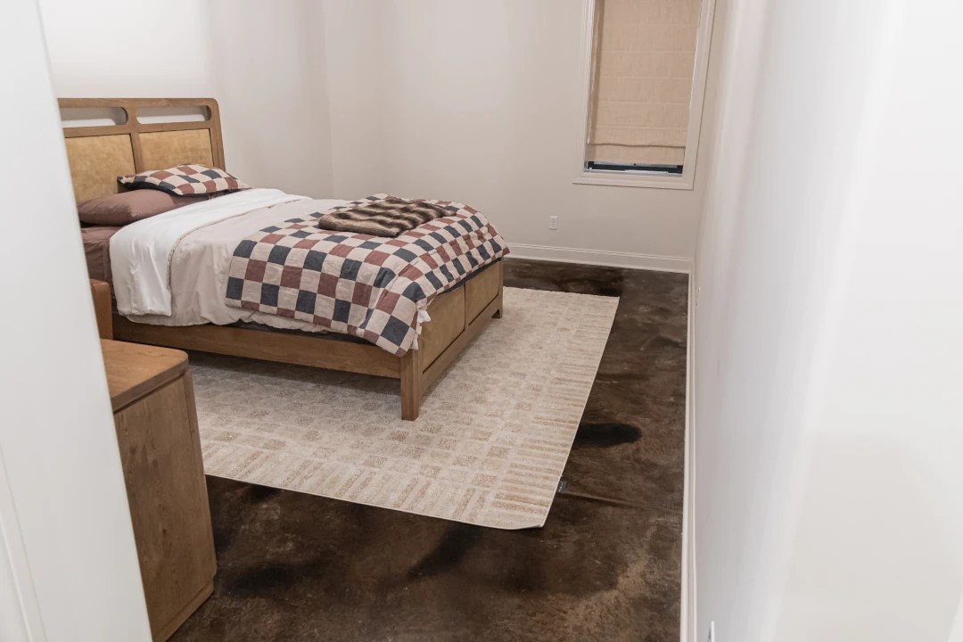 bedroom floor coating rug under bed