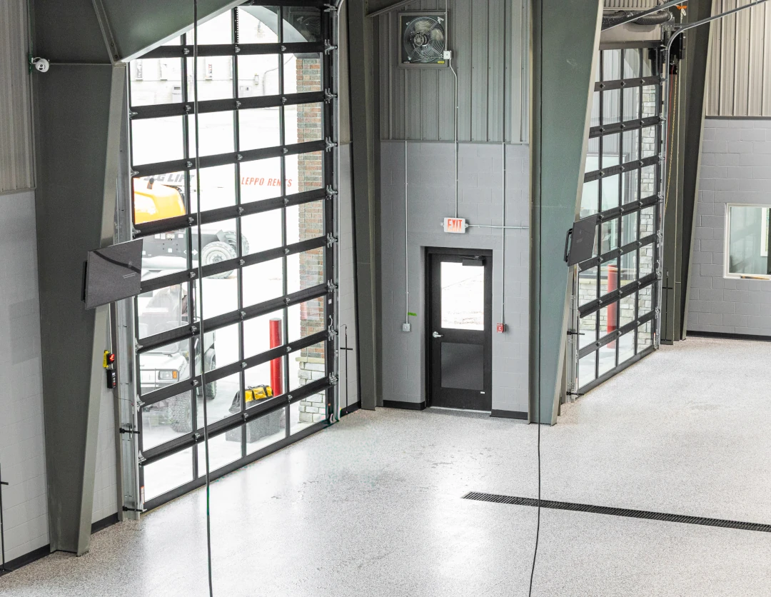 fire station large garage doors