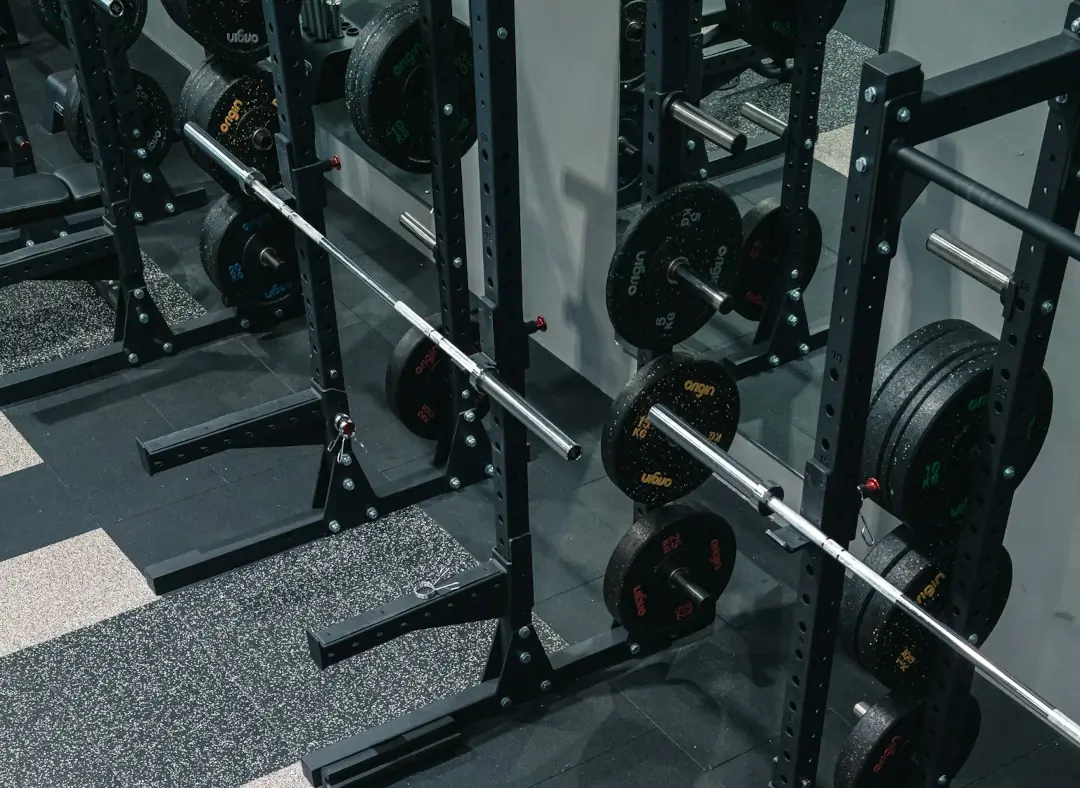 gym weight racks