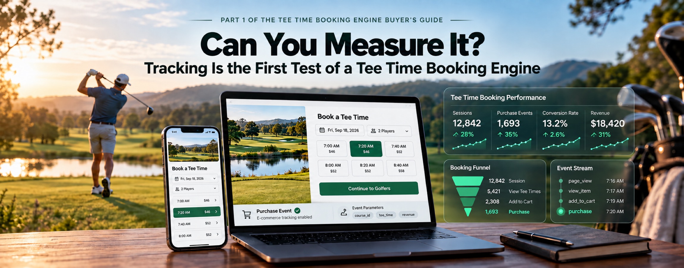 Can You Measure It? Tracking Is the First Test of a Tee Time Booking Engine