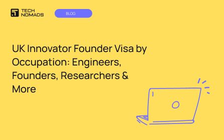 UK Innovator Founder Visa by Occupation: Engineers, Founders, Researchers & More
