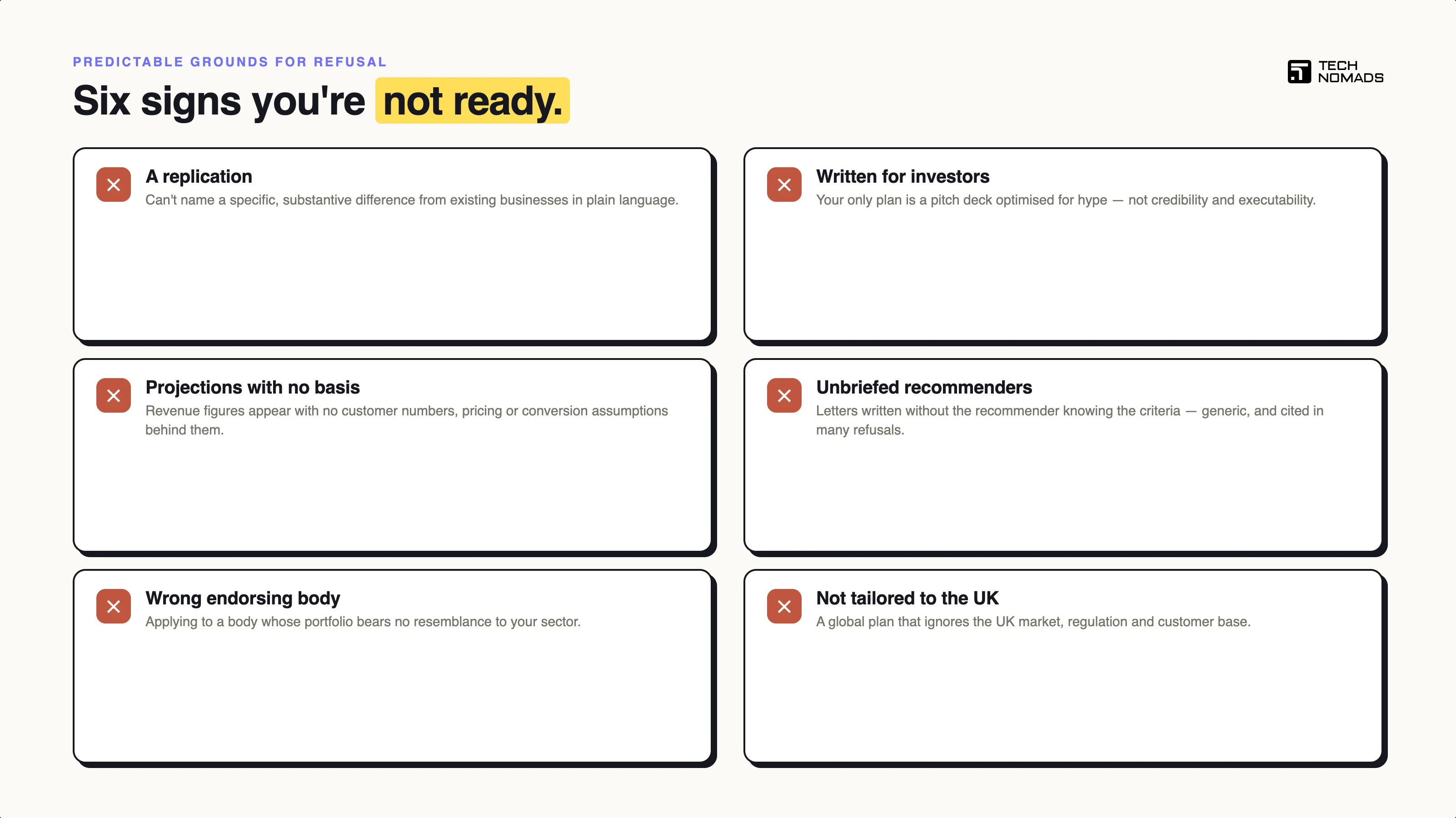 UK Innovator Founder Visa Eligibility Checklist