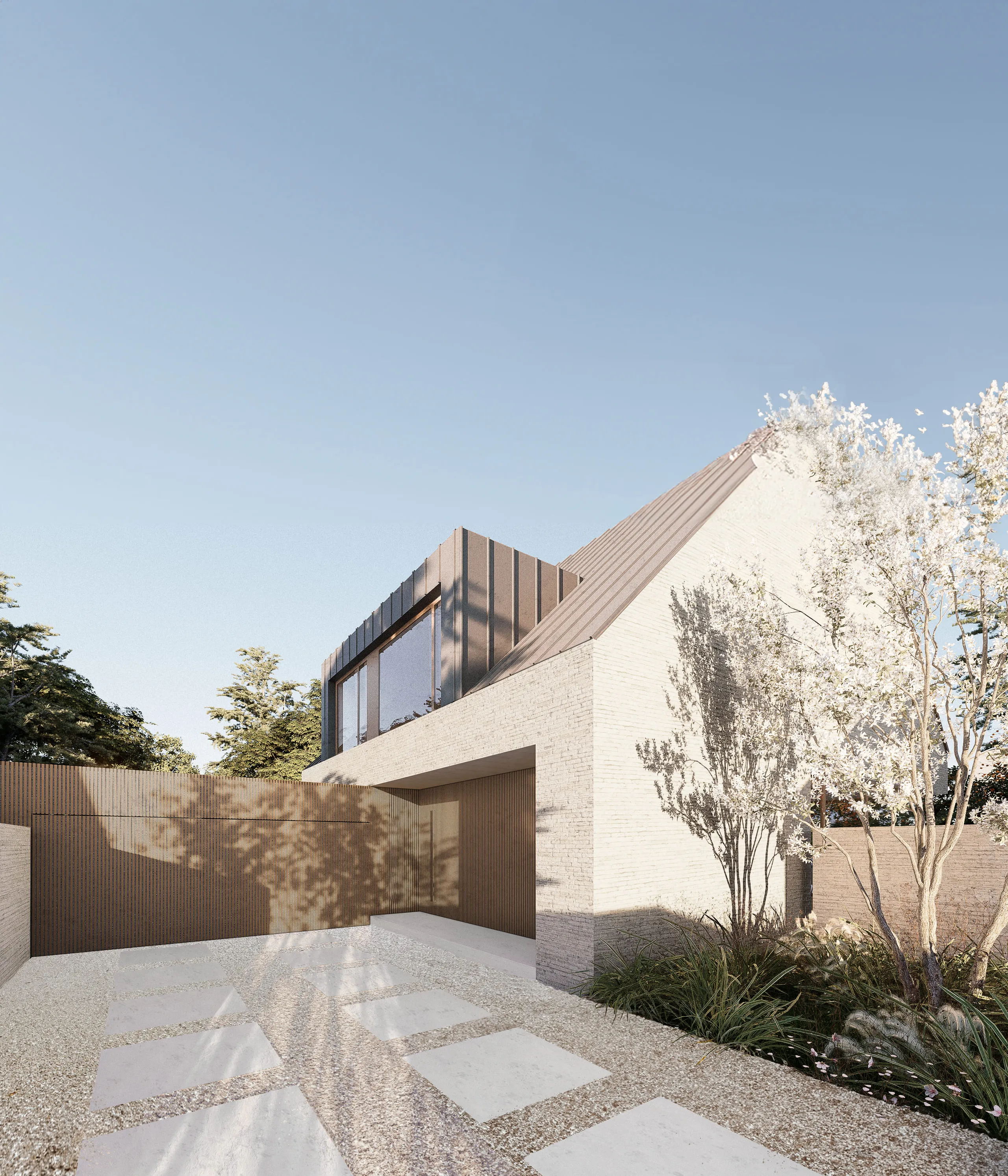 Neubau eines freistehenden Einfamilienhauses in Düsseldorf