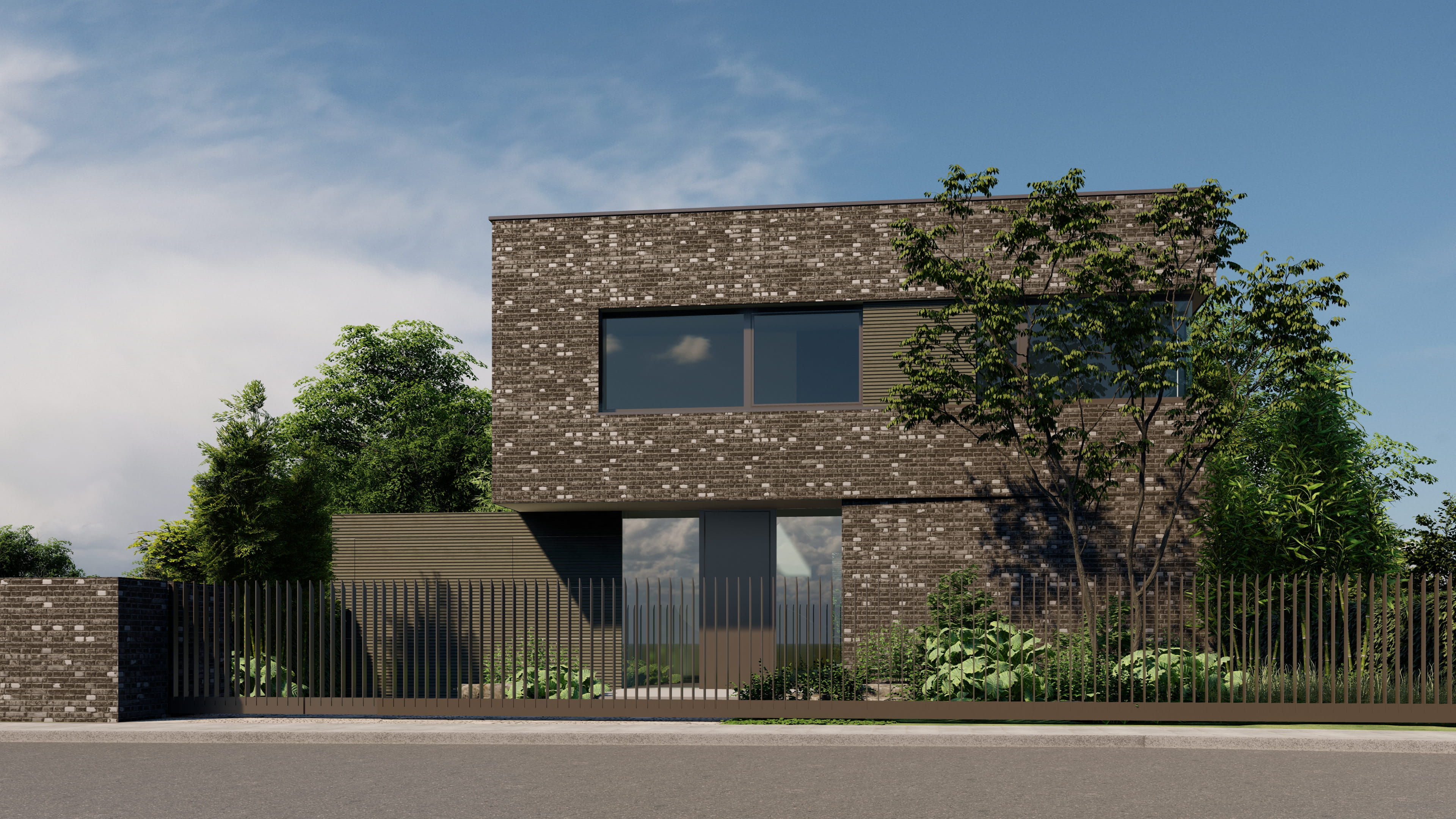 Neubau einer freistehenden Stadtvilla in Meerbusch