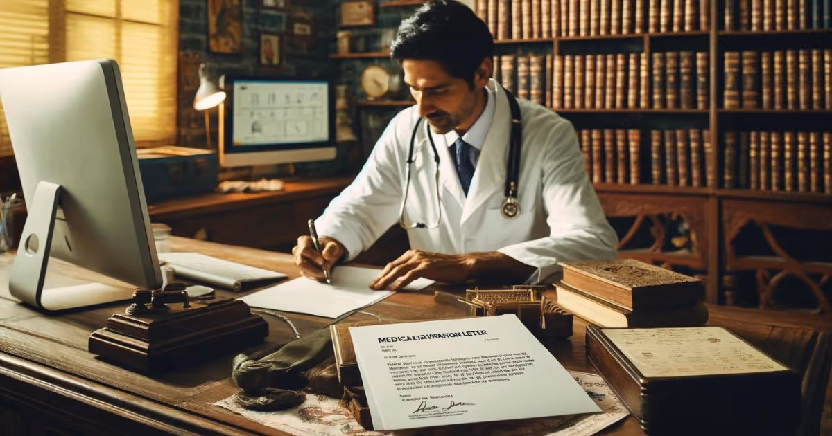 Detailed explanation of a medical visa invitation letter for international patients.