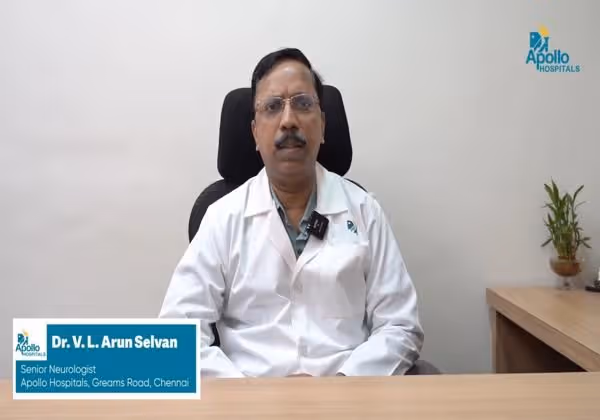Dr. Arul Selvan from Apollo Hospital highlights the importance of early physiotherapy in stroke recovery.
