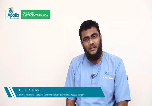 Dr. Jameel explains gallstone treatment and recovery after laparoscopic surgery at Apollo Hospitals, Chennai