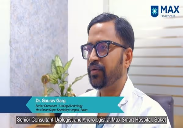 Dr. Gaurav Garg, Urologist and Andrologist at Max Smart Hospital, sharing guidance on men’s sexual health
