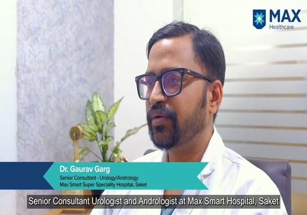 Dr. Gaurav Garg, Urologist and Andrologist at Max Smart Hospital, sharing guidance on men’s sexual health